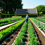 Associated Crops**

"A vibrant vegetable garden showcasing companion planting, with carrots and onions growing intermixed.  Fully clothed gardener tending the crops.  Appropriate attire. Safe for work. Educational setting.  Perfect anatomy, natural proportions, well-formed hands, proper finger count, natural lighting. High quality, professional photography. Family-friendly."

**