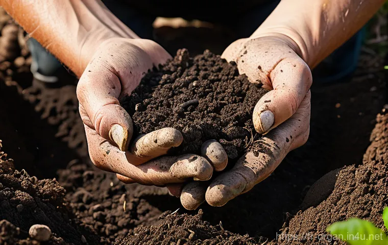 유기농업 실무와 이론을 연결하는 법 - **A French organic farmer's thoughtful observation:** A close-up portrait of a thoughtful French org...