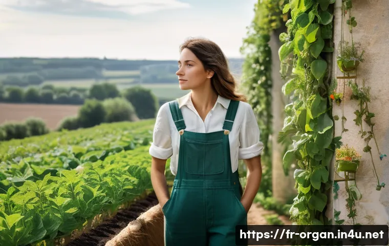 유기농업 자격증 취득 후 업무 변화 - **Prompt 1: Reconnecting with the Earth &ndash; A Parisian's Organic Journey**
    A captivating image ill...